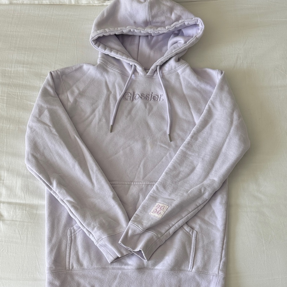 Glossier Size S Light Purple Hoodie
